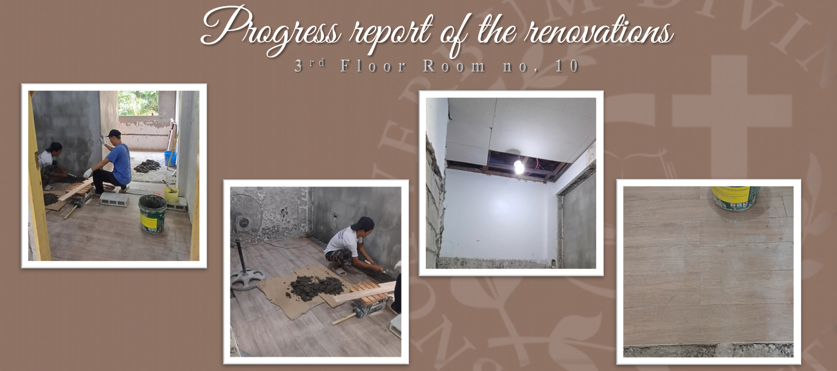 Progress report on the Renovations (3rd Floor Room no. 10)